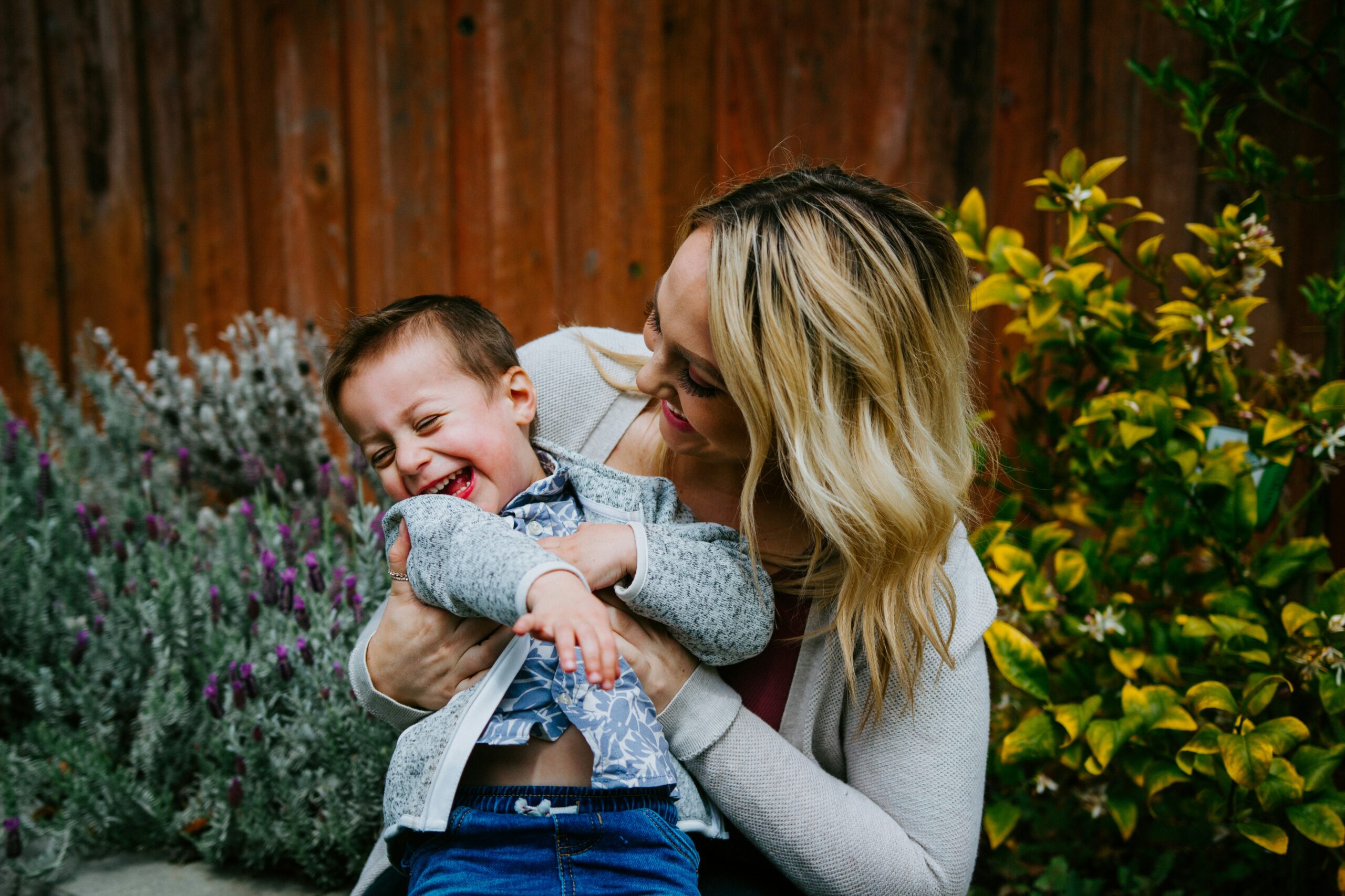 mother and son